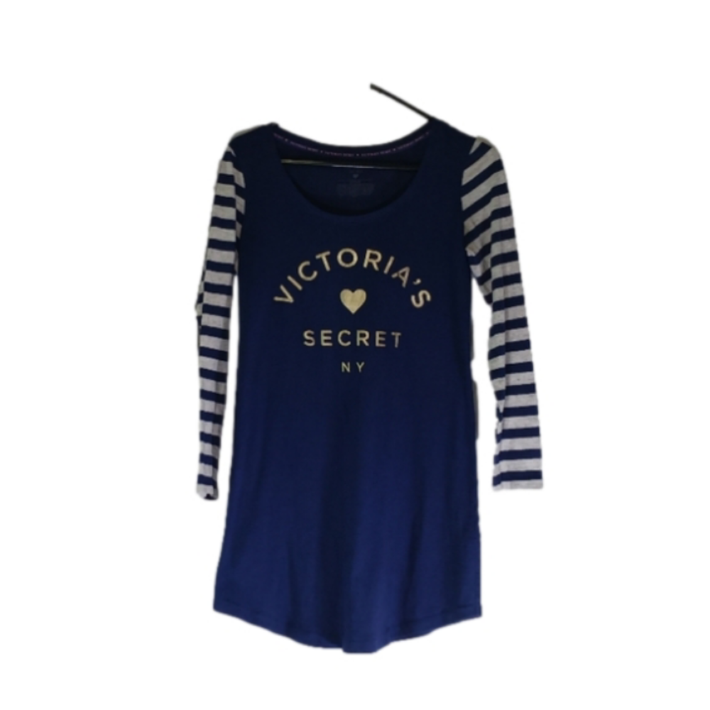 Victoria Secret Blue NY Pajama Shirt/Dress
